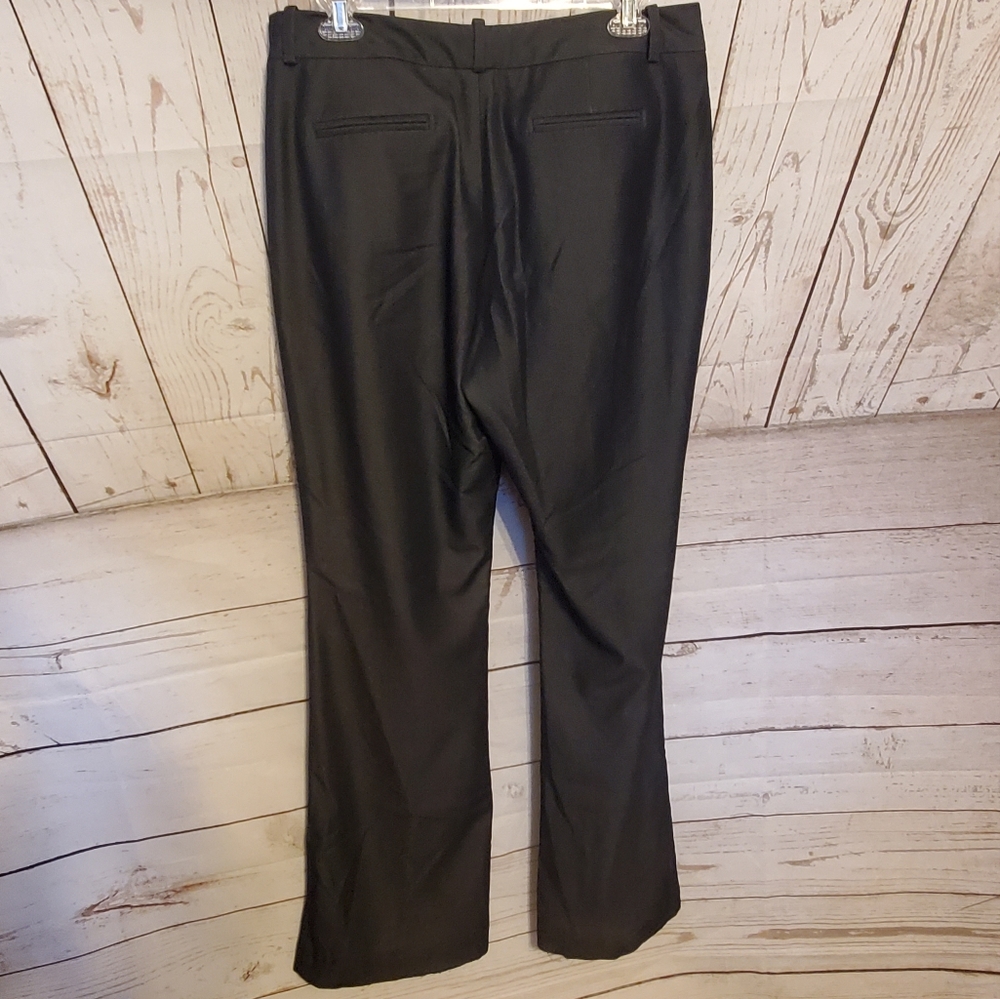 Worthington women's modern fit trouser leg mid rise slacks dark blue 8T - Picture 10 of 10